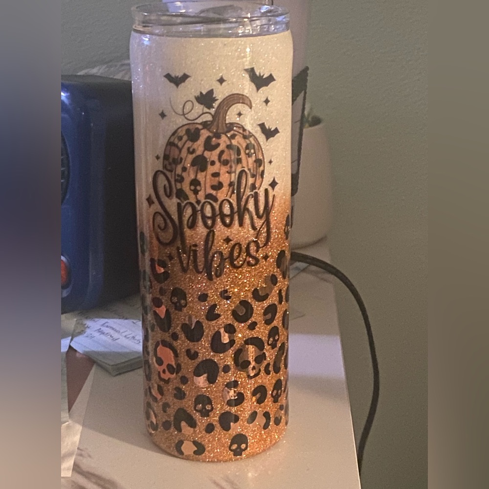 Spooky Vibes Halloween Tumbler